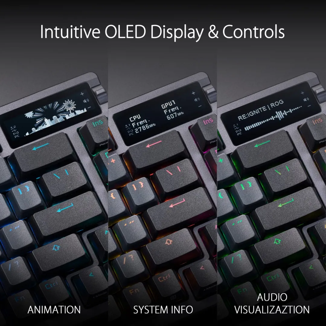 ASUS ROG Azoth Toetsenbord - TKL - Zwart