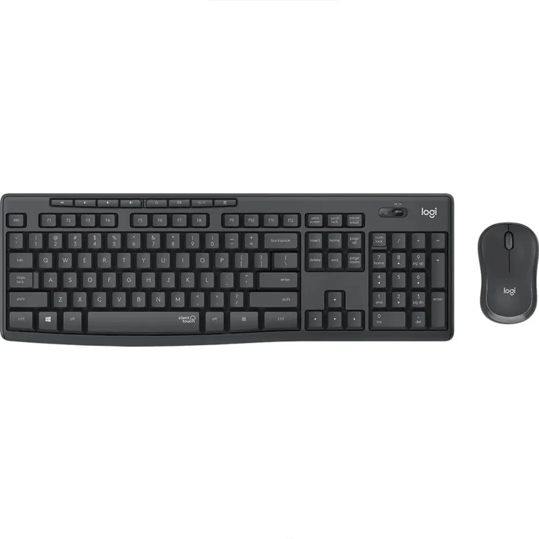 Logitech MK295 Draadloos Toetsenbord & Muis - Spaans - Zwart