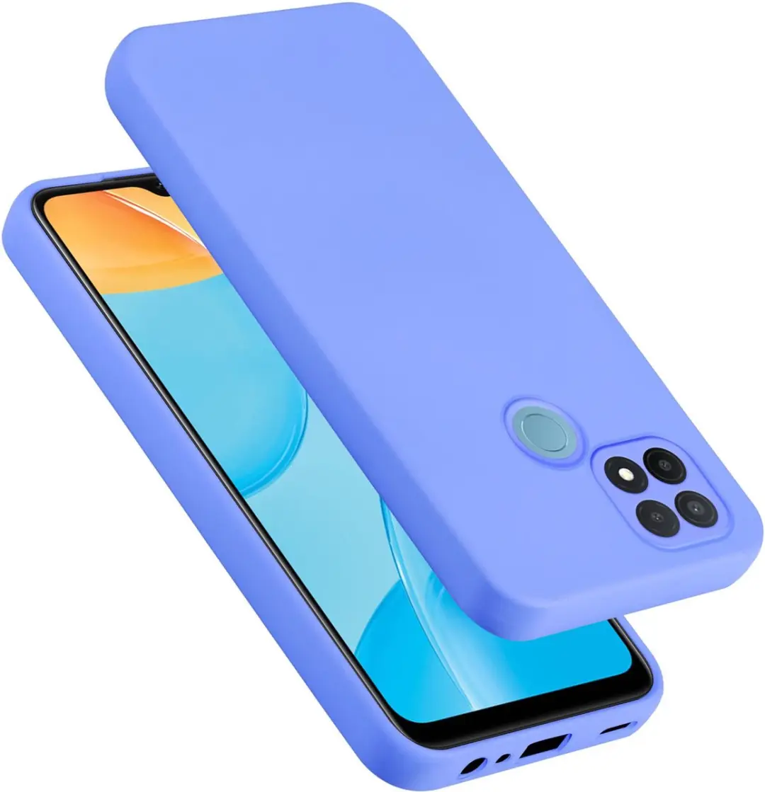 Cadorabo Hoesje geschikt voor OPPO A15 / A15s in LIQUID LICHT PAARS