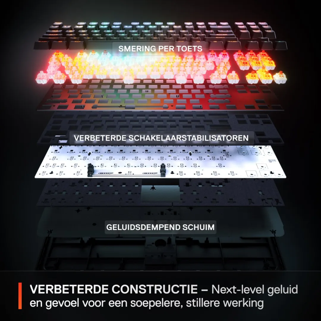 SteelSeries Apex Pro TKL Gen 3 64740 Mechanisch Gaming Keyboard - US Layout - Zwart