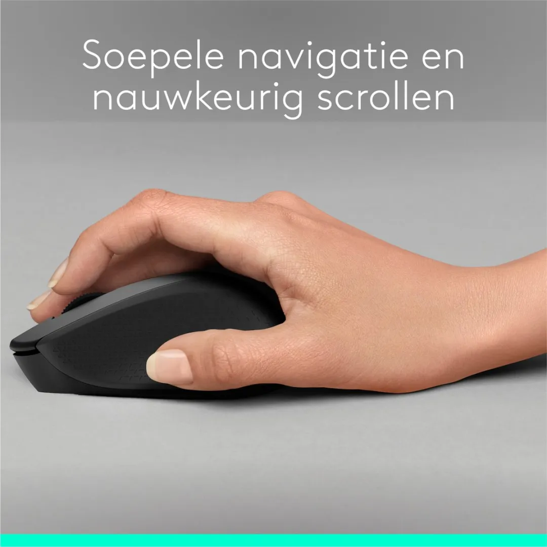 Logitech M330 Silent Plus Draadloze Muis - Zwart