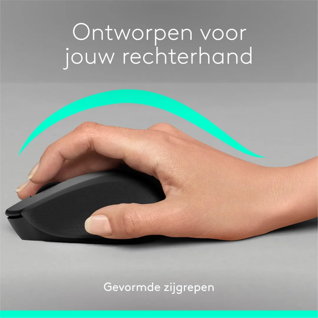 Logitech M330 Silent Plus Draadloze Muis - Zwart