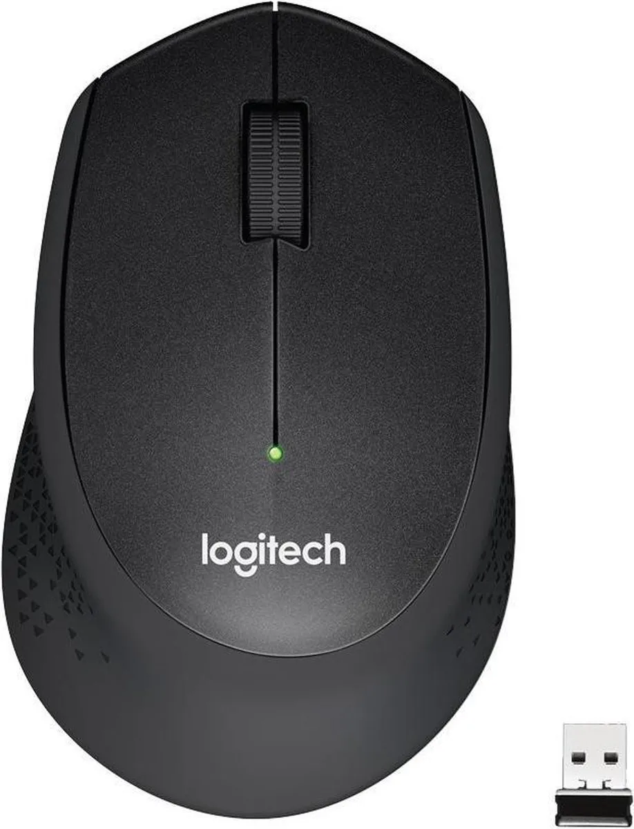 Logitech M330 Silent Plus Draadloze Muis - Zwart