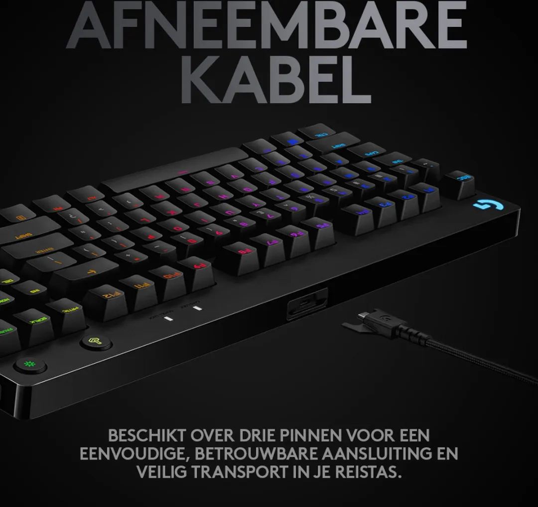 Logitech G PRO Mechanisch Gaming Toetsenbord 920-009392 - Zwart
