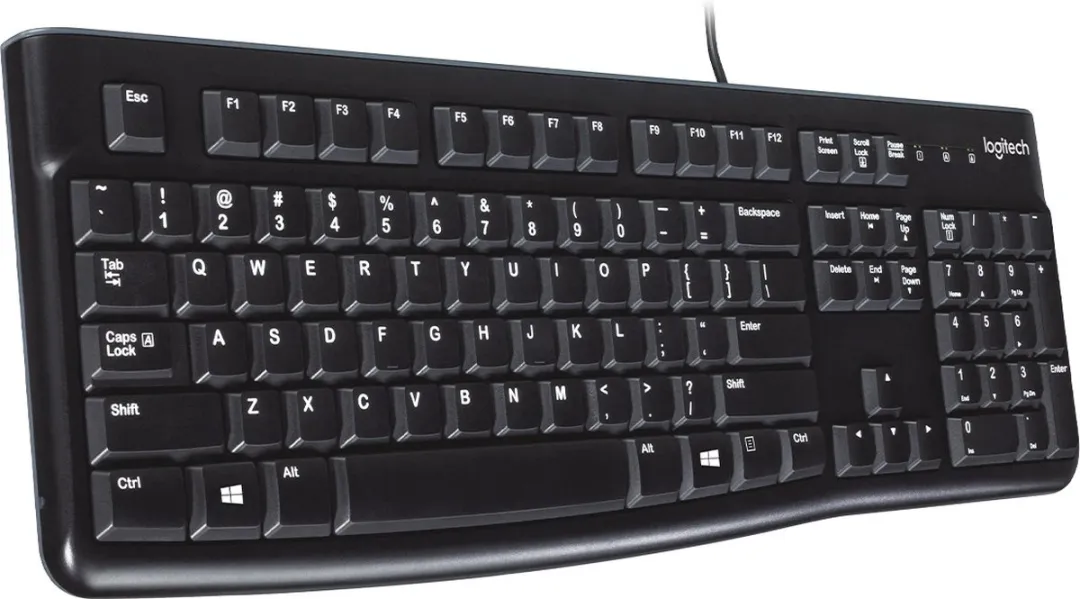 Logitech K120 Bedraad Toetsenbord ISO - Zwart