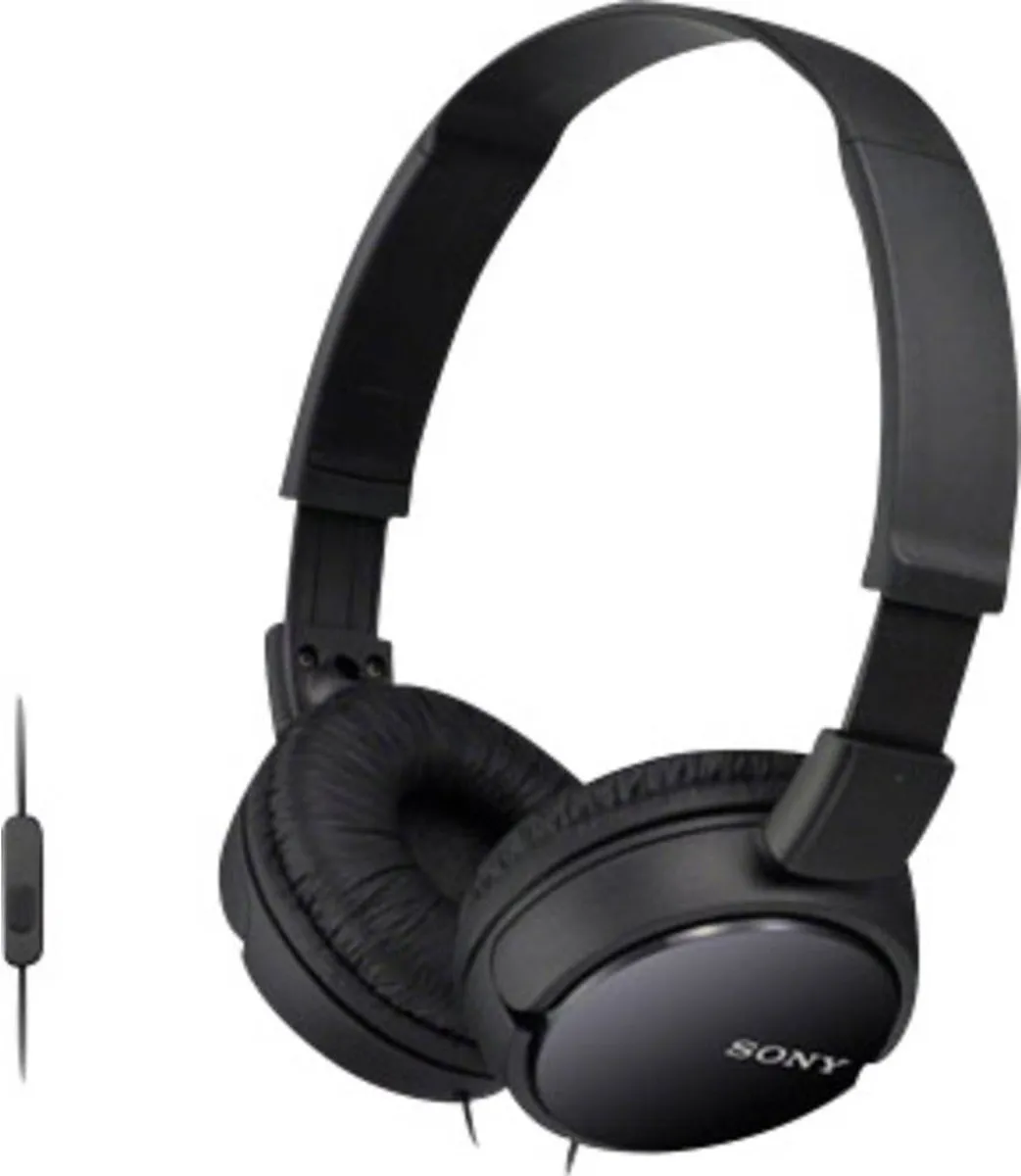 Sony MDR-ZX110AP On-Ear Koptelefoon - Zwart