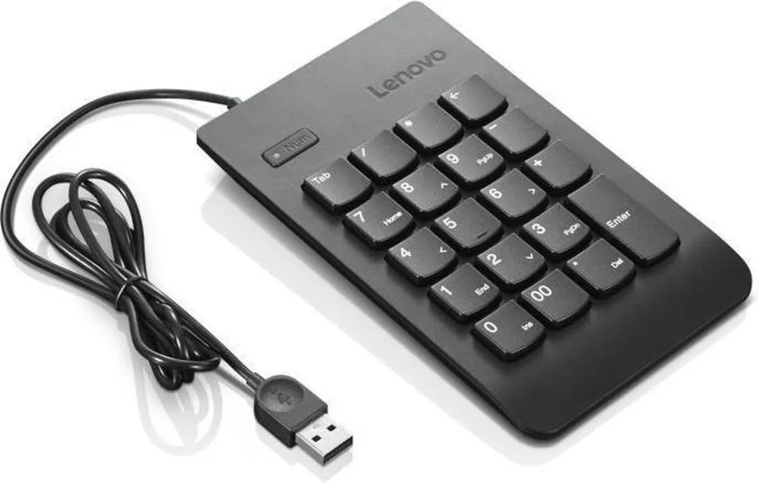 Lenovo Numeriek USB-Toetsenblok Gen II 4X30M56887 - Zwart