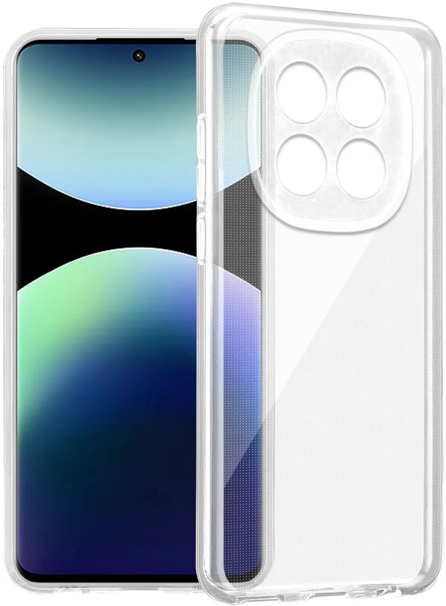 Cadorabo Hoesje geschikt voor Xiaomi Redmi Note 14 Pro Plus 5G in VOLLEDIG TRANS