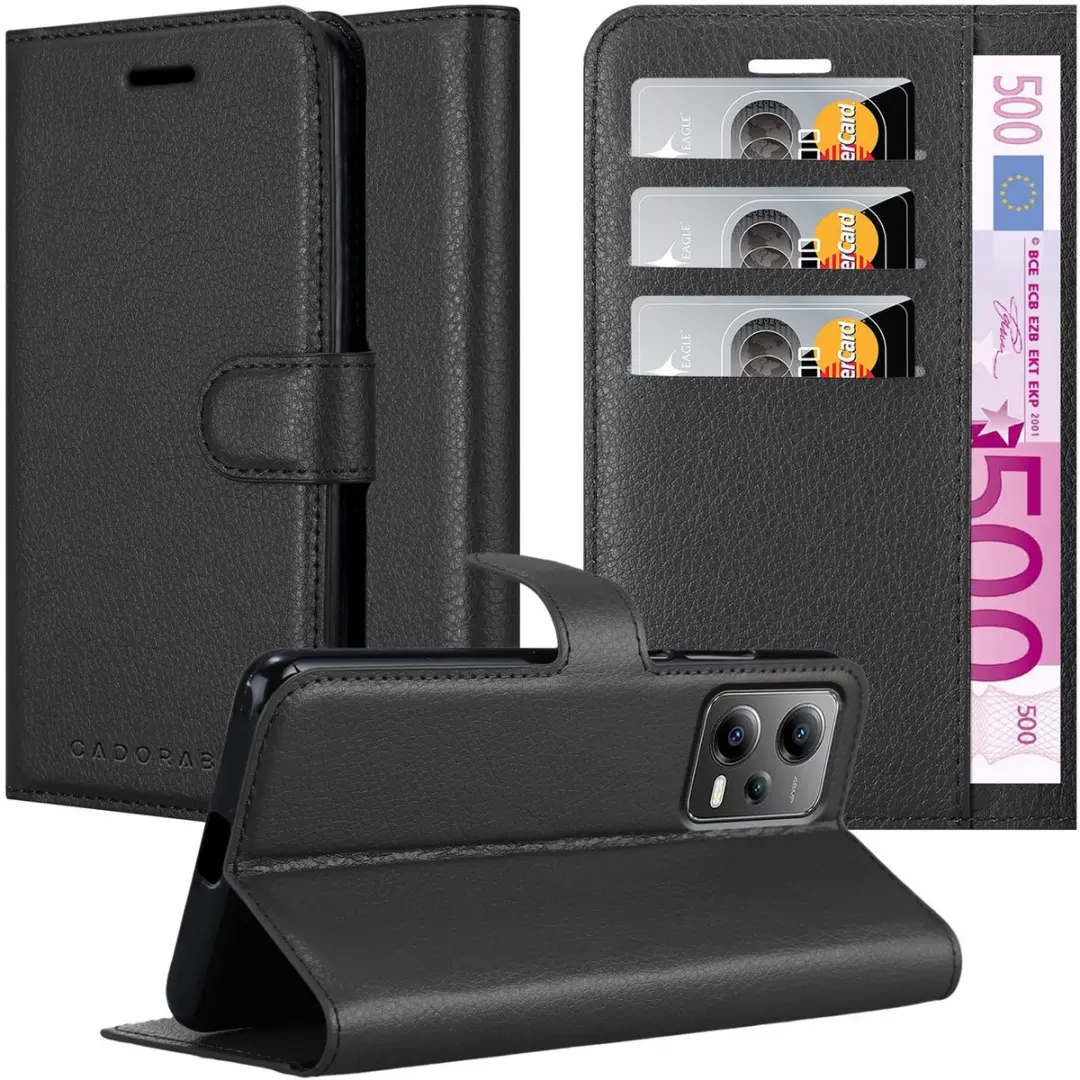 Cadorabo Hoesje geschikt voor Xiaomi Poco X5 in PHANTOM ZWART