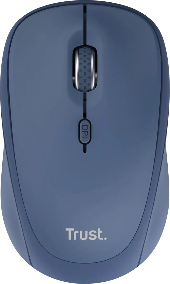 Trust Yvi+ Bluetooth Muis 25455 - Blauw
