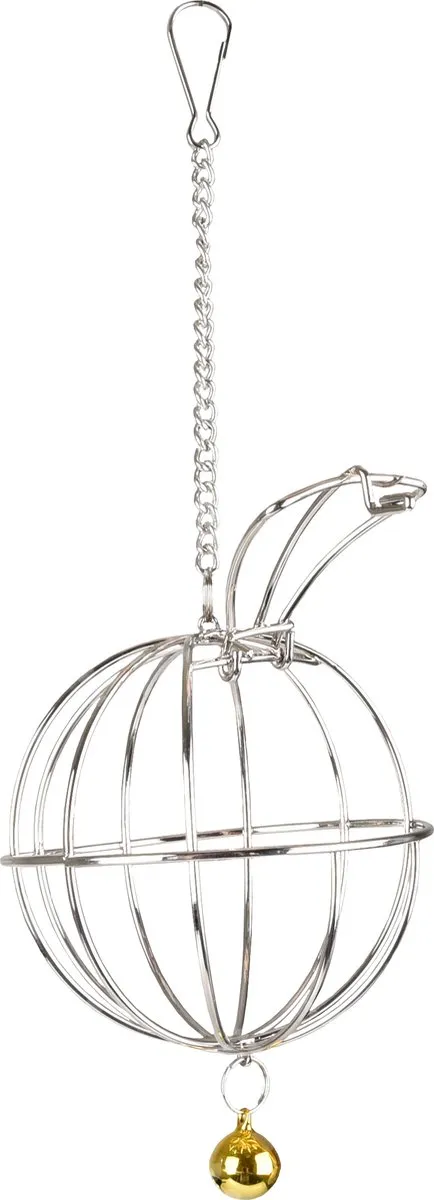 Flamingo Knaagdiervoerbak Groentekorf 9cm - Zilver