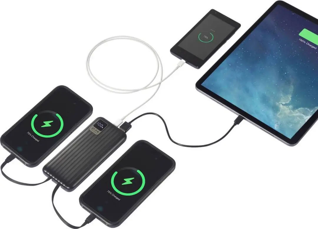 Voltcraft VC-WT-K512 Powerbank 10000mAh - Zwart - afbeelding 5 van 5
