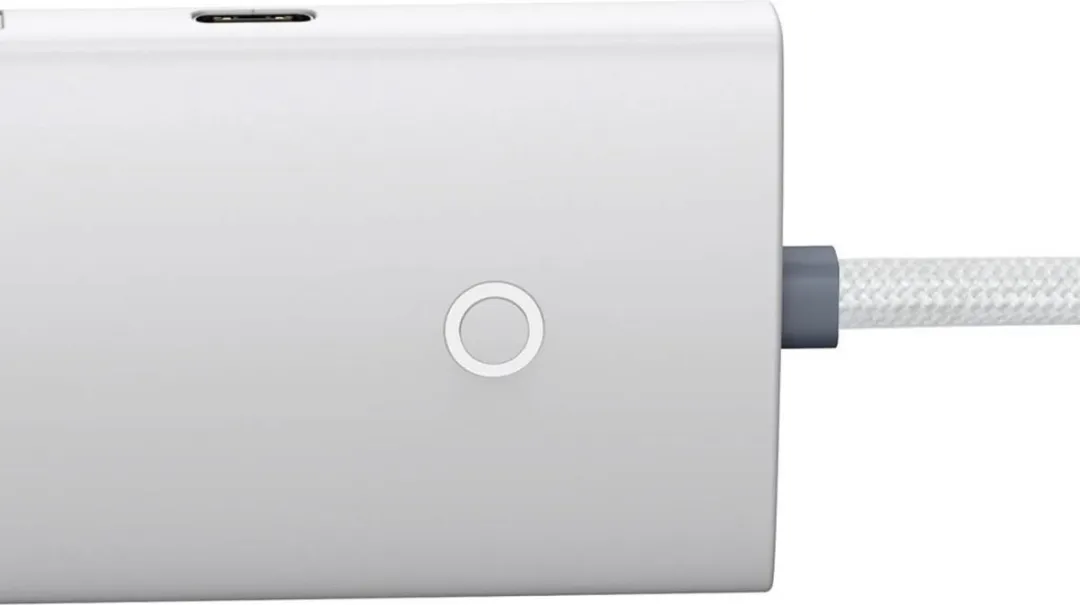 Baseus Lite Series BAS000218 USB-C Hub 4x USB 3.0 - Wit