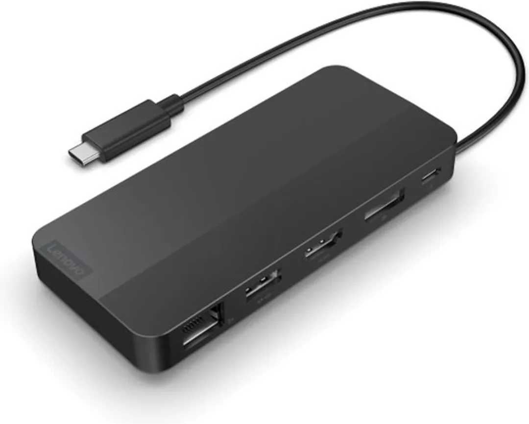Lenovo USB-C Travel Dock 40B90000WW - 2 Schermen - Zwart