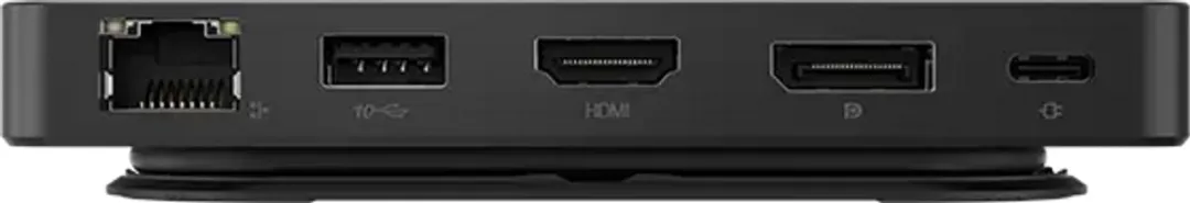 Lenovo USB-C Travel Dock 40B90000WW - 2 Schermen - Zwart - afbeelding 6 van 6