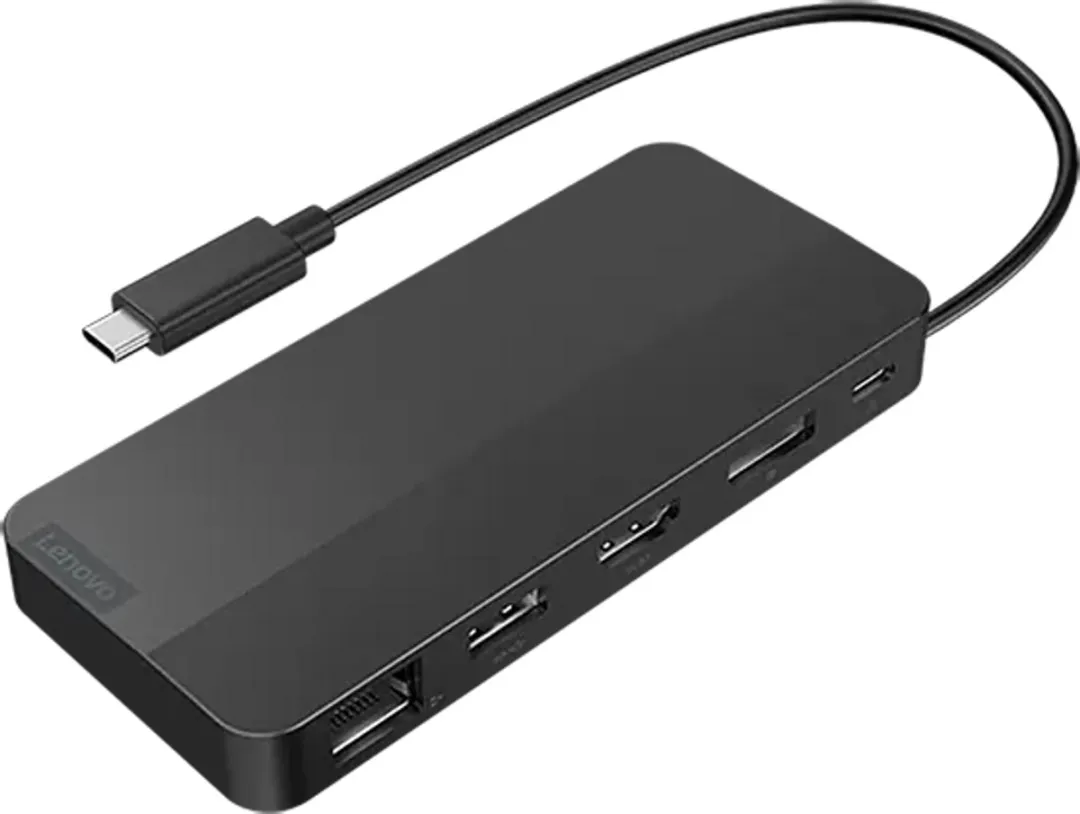 Lenovo USB-C Travel Dock 40B90000WW - 2 Schermen - Zwart