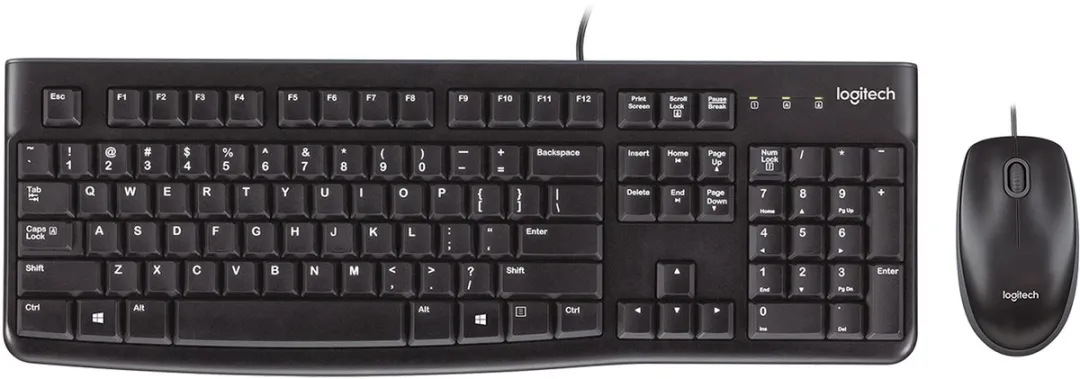 Logitech Desktop MK120 - Toetsenbord en Muis - Qwerty