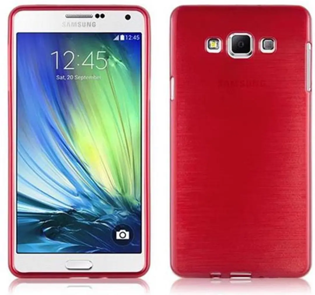 Cadorabo Hoesje geschikt voor Samsung Galaxy A7 2015 in ROOD