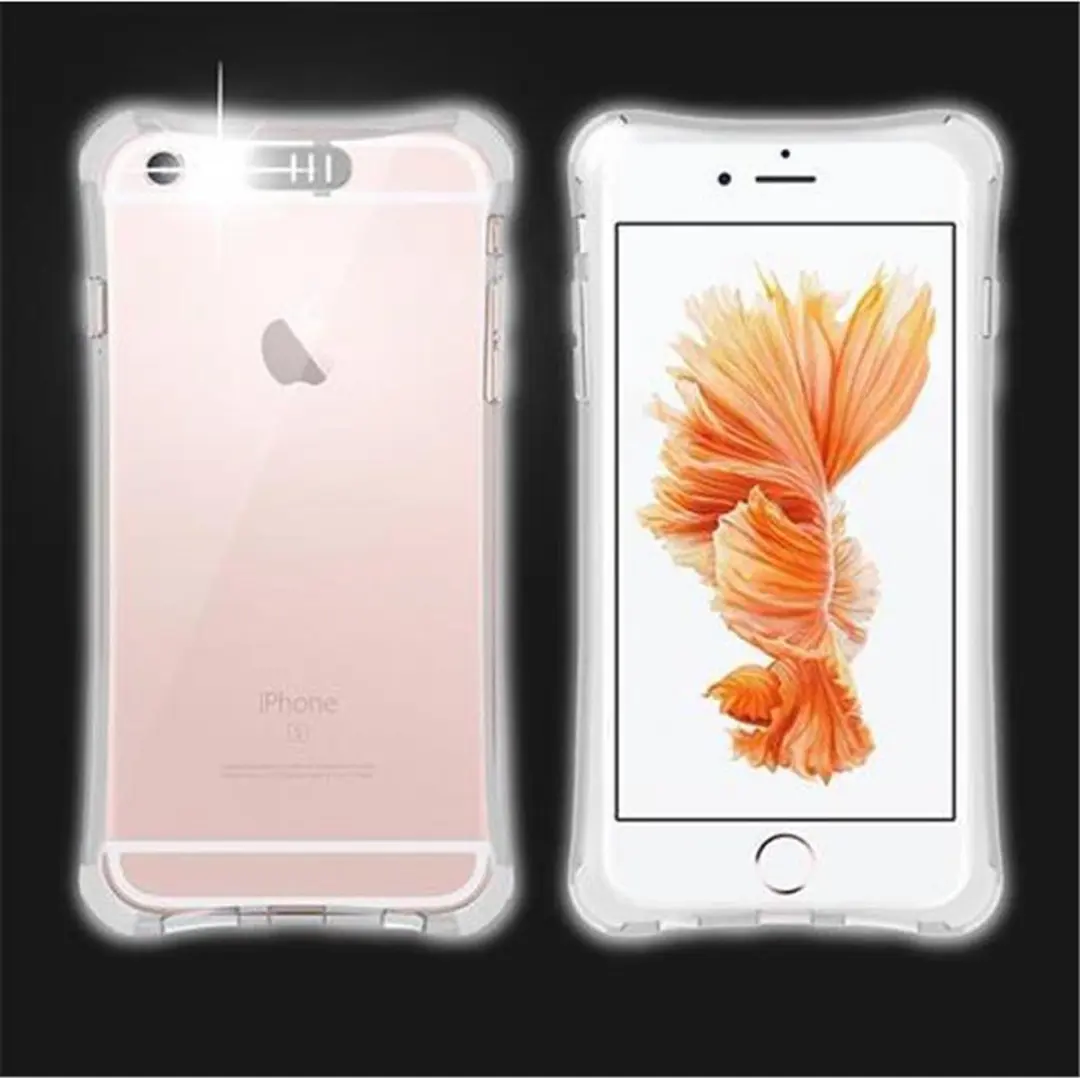Cadorabo Hoesje geschikt voor Apple iPhone 6 / 6S in STAR TRANSPARANT