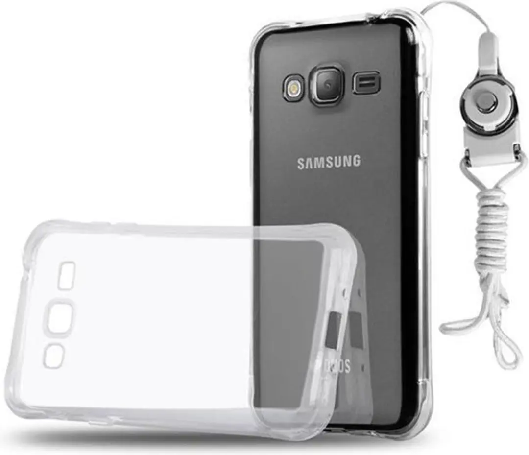 Cadorabo Hoesje geschikt voor Samsung Galaxy J1 2016 in VOLLEDIG TRANSPARANT