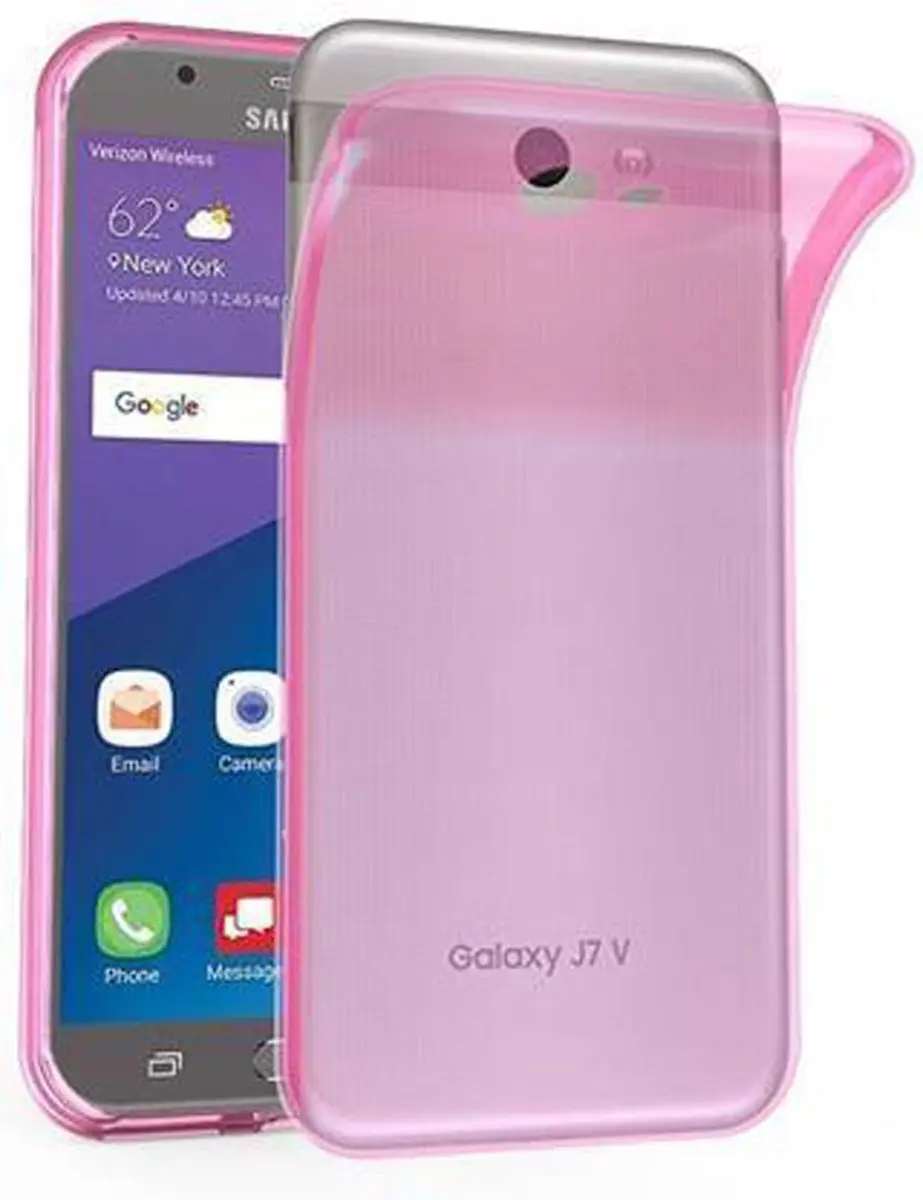 Cadorabo Hoesje geschikt voor Samsung Galaxy J7 2017 US Version in TRANSPARANT R