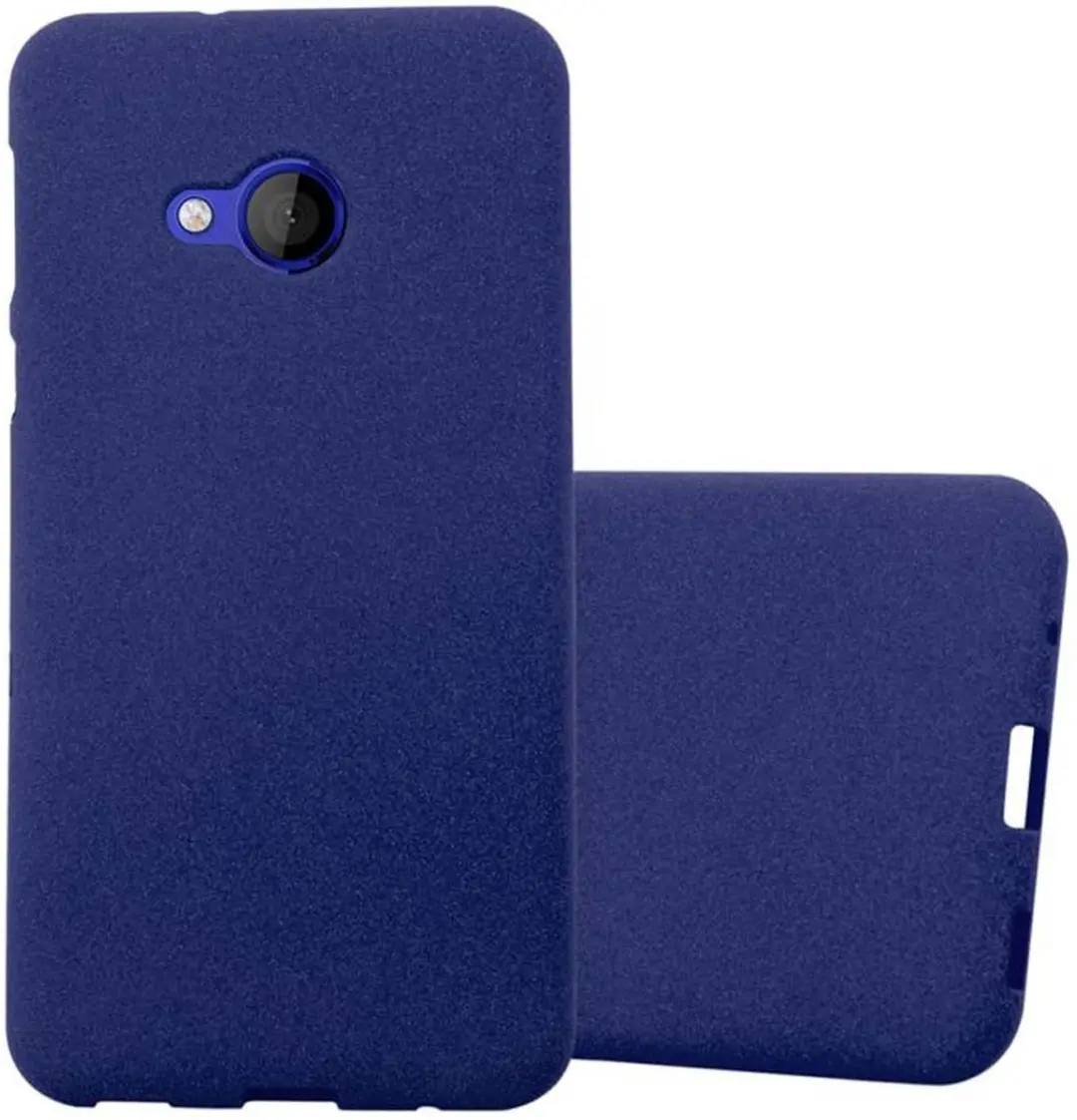 Cadorabo Hoesje geschikt voor HTC U PLAY in FROST DONKER BLAUW