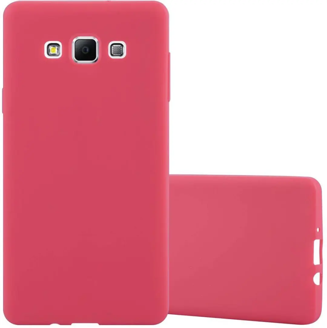 Cadorabo Hoesje geschikt voor Samsung Galaxy A7 2015 in CANDY ROOD