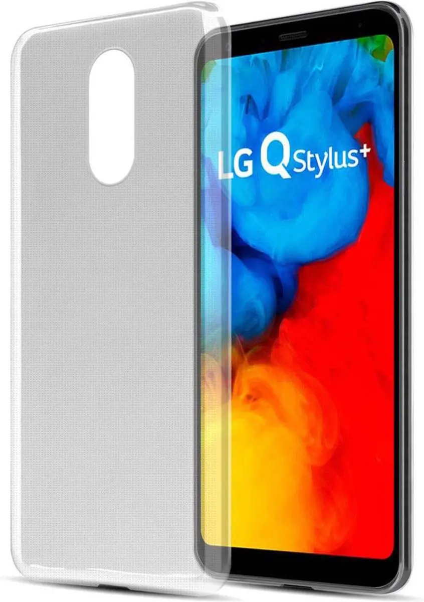 Cadorabo Hoesje geschikt voor LG Q STYLUS in TRANSPARANT ROZE