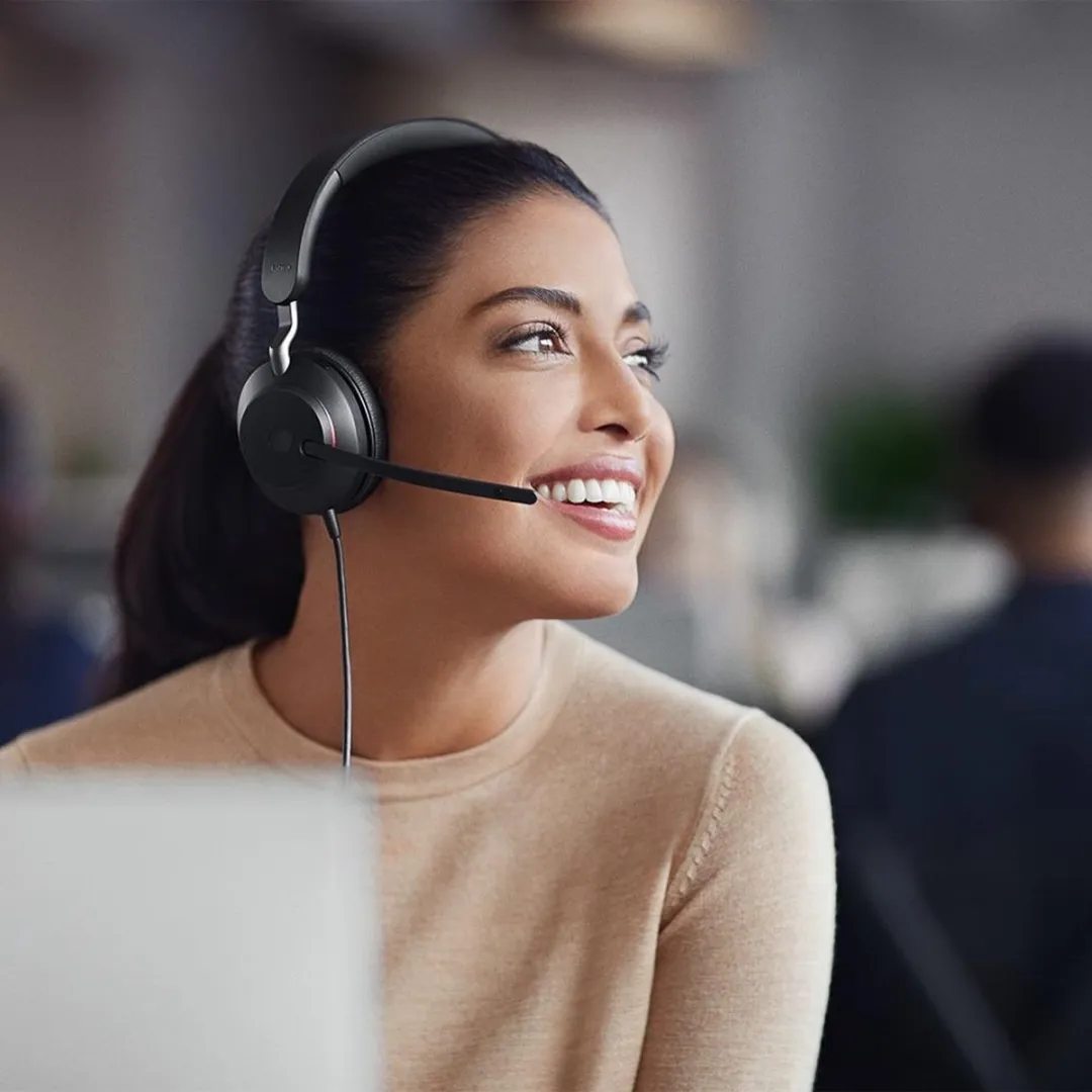 Jabra Evolve2 40 MS Mono USB-A Headset - Zwart