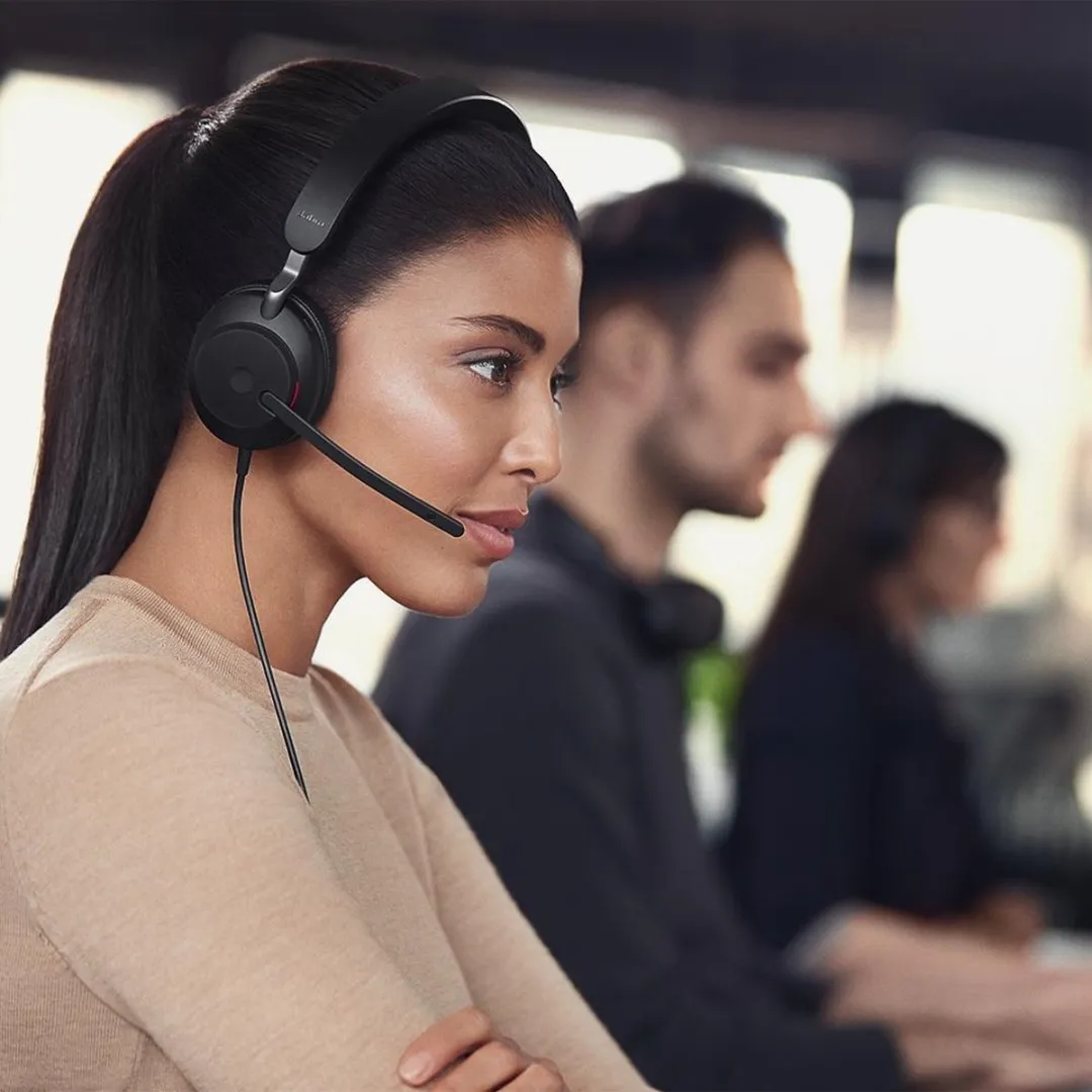 Jabra Evolve2 40 MS Mono USB-A Headset - Zwart