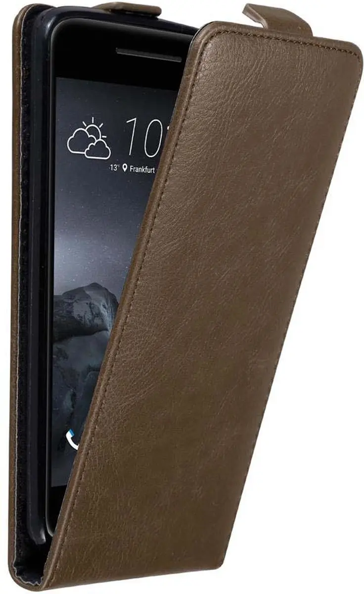 Cadorabo Hoesje geschikt voor HTC ONE A9 in KOFFIE BRUIN