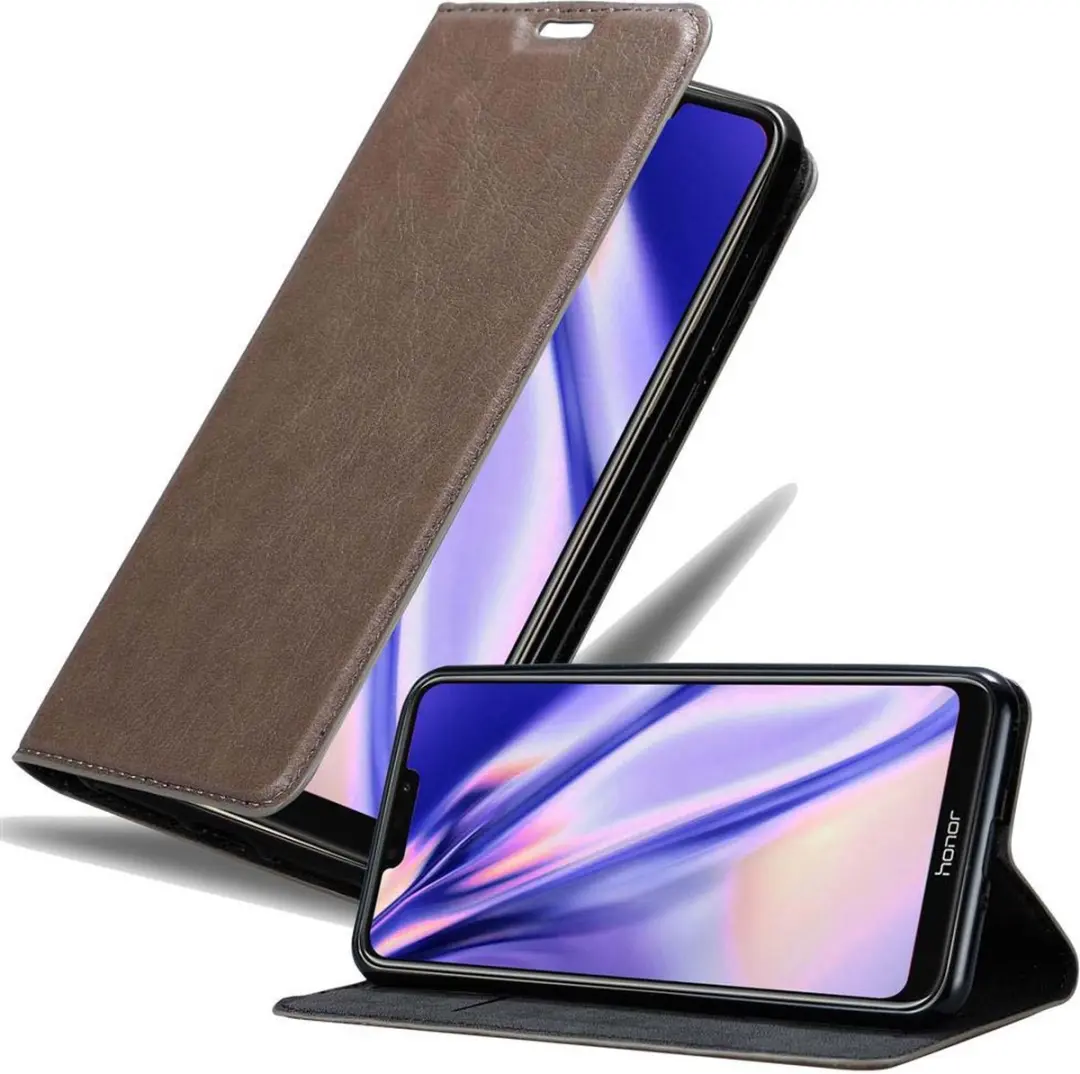 Cadorabo Hoesje geschikt voor Honor 8C in KOFFIE BRUIN