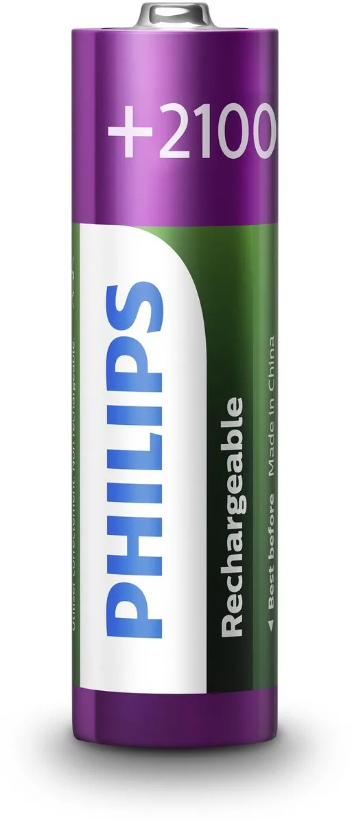 Philips AA Oplaadbare Batterijen 2100mAh