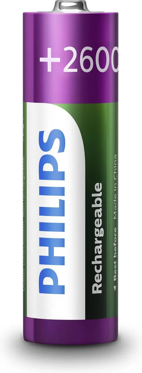 Philips AA Oplaadbare Batterijen 2100mAh - 4 Stuks - afbeelding 6 van 6