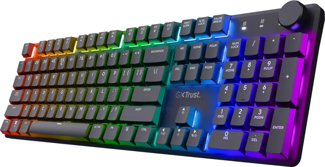 Trust GXT 868 Torix Draadloos Mechanisch Toetsenbord - White Switches