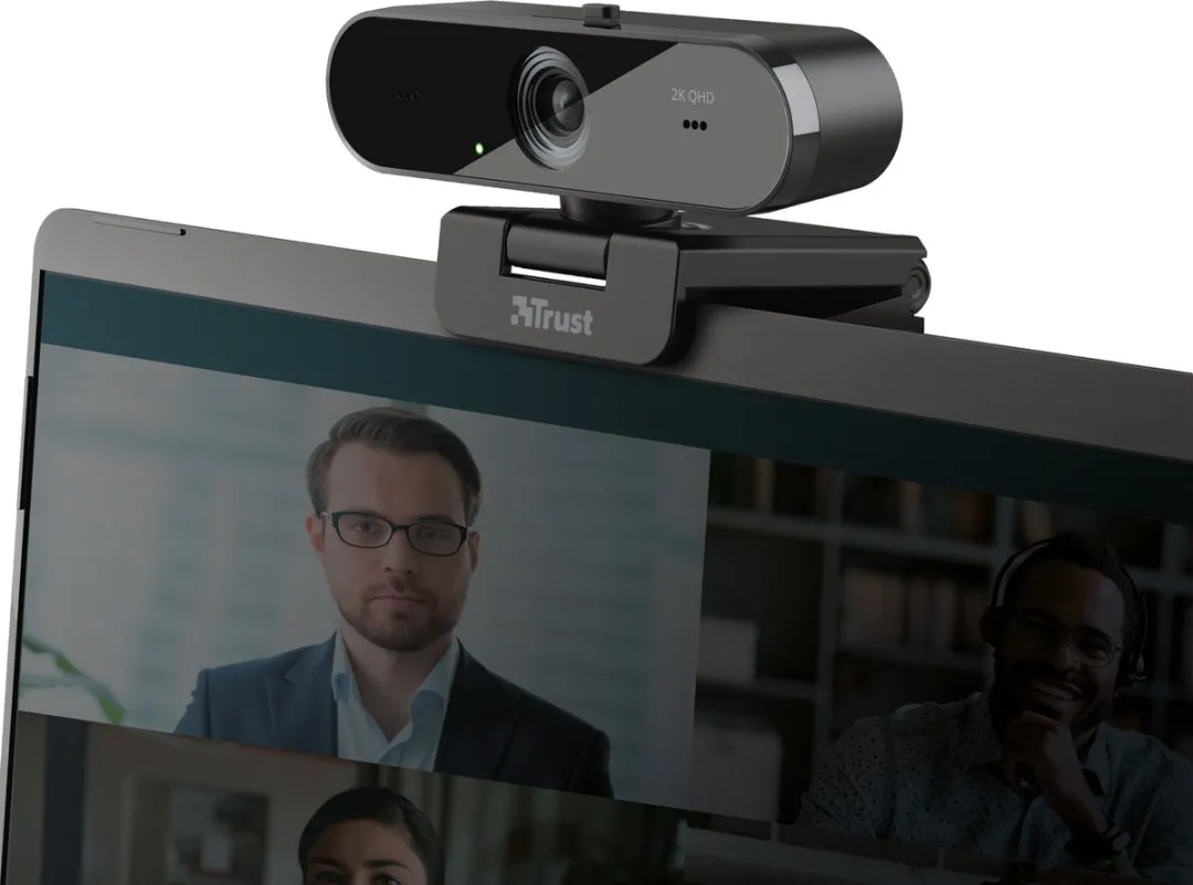 Trust TW-250 2K QHD Webcam - Zwart