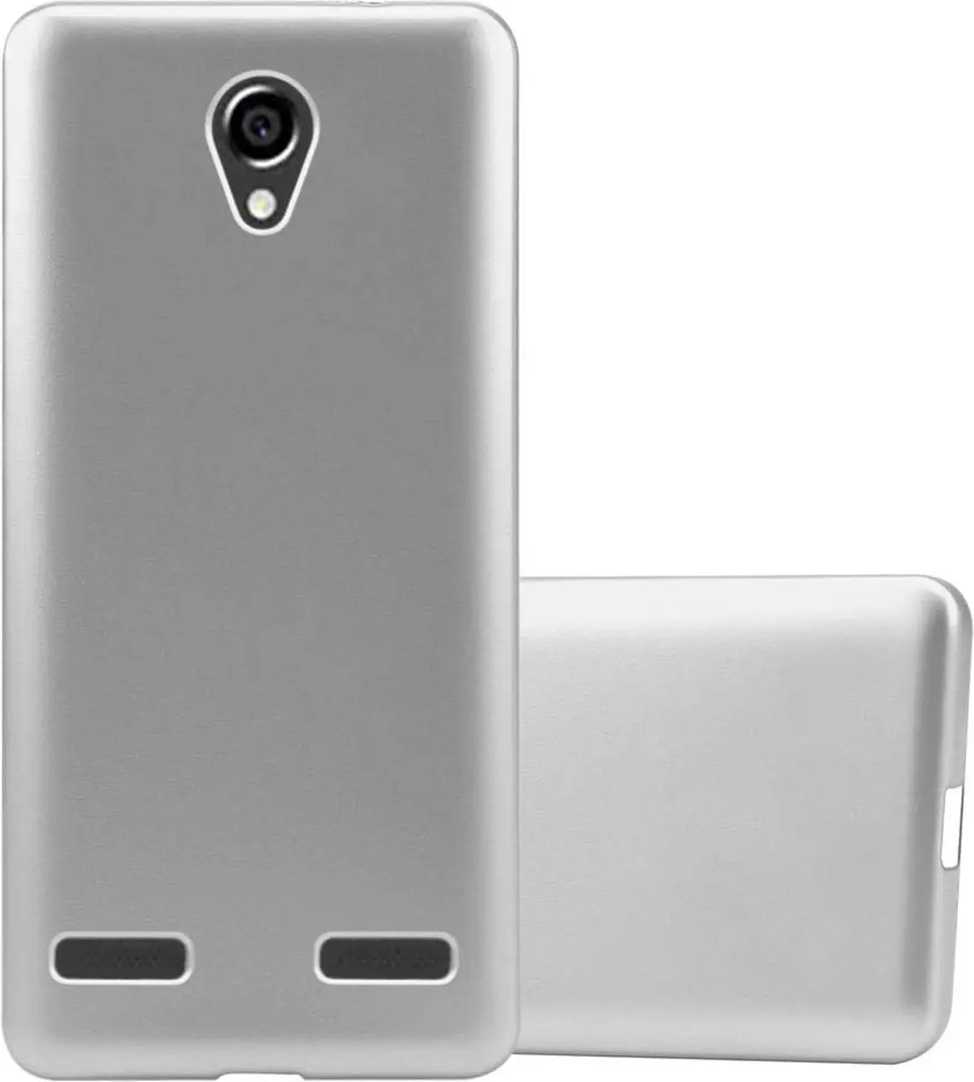 Cadorabo Hoesje geschikt voor ZTE Blade L7 in METALLIC ZILVER