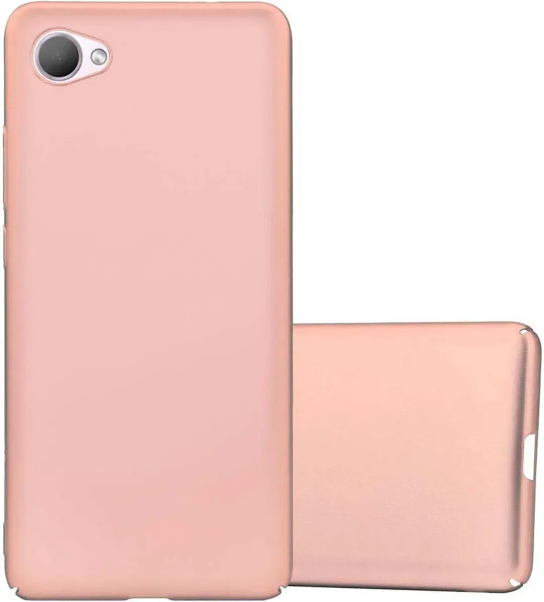Cadorabo Hoesje geschikt voor HTC Desire 12 in METAAL ROSE GOUD