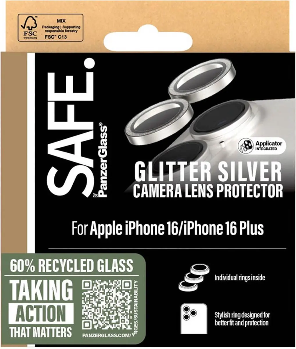 PanzerGlass SAFE95892 Camera Protector - Glitter Silver