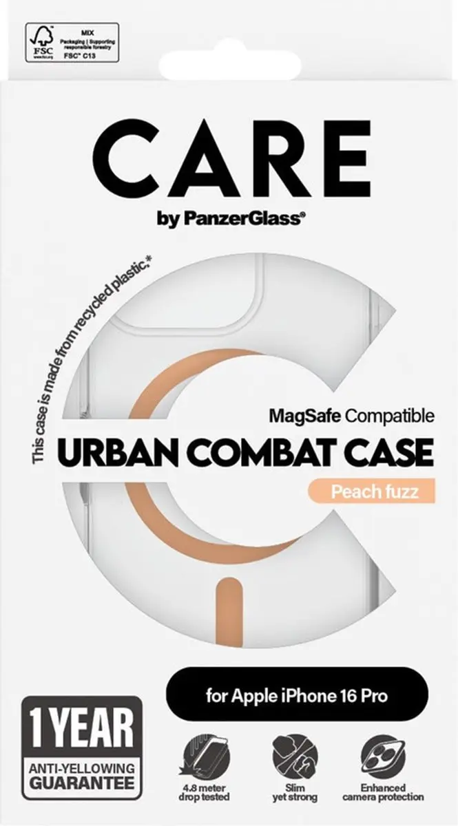 PanzerGlass CARE Urban Combat Hoesje iPhone 16 Pro - afbeelding 4 van 6