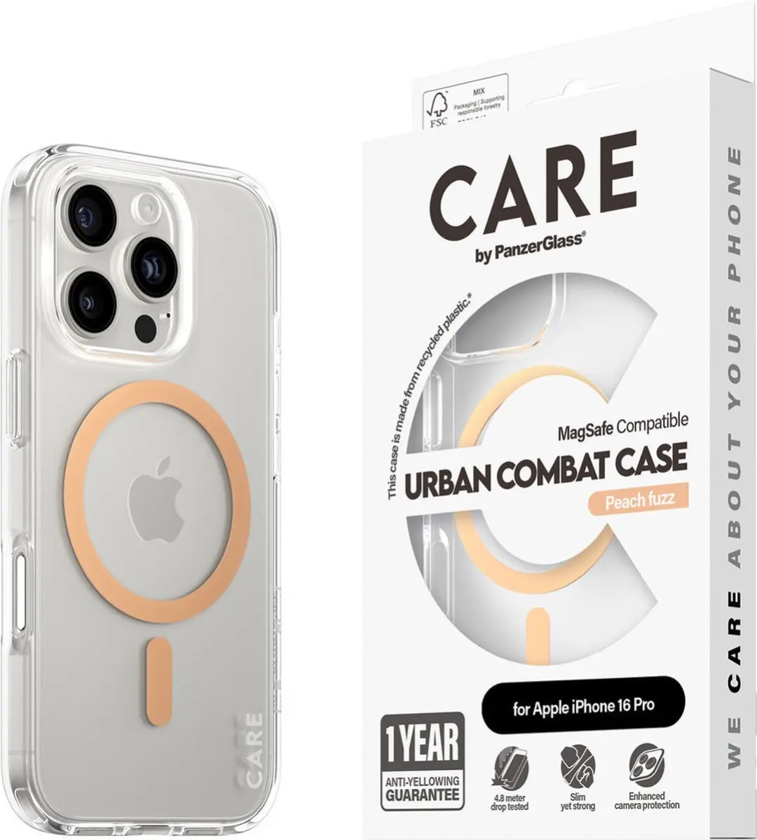 PanzerGlass CARE Urban Combat Hoesje iPhone 16 Pro - afbeelding 6 van 6