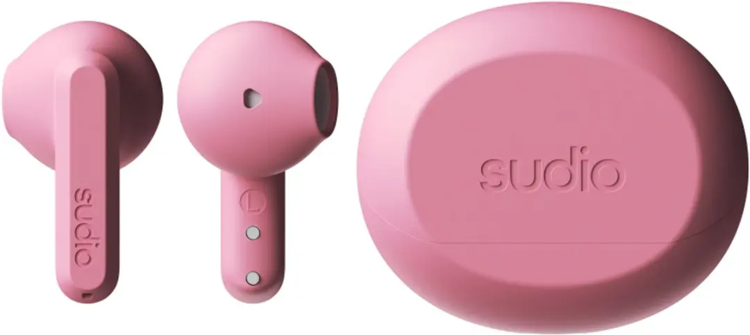 Sudio A3 A3PNK True Wireless Oordopjes - Roze - afbeelding 2 van 5