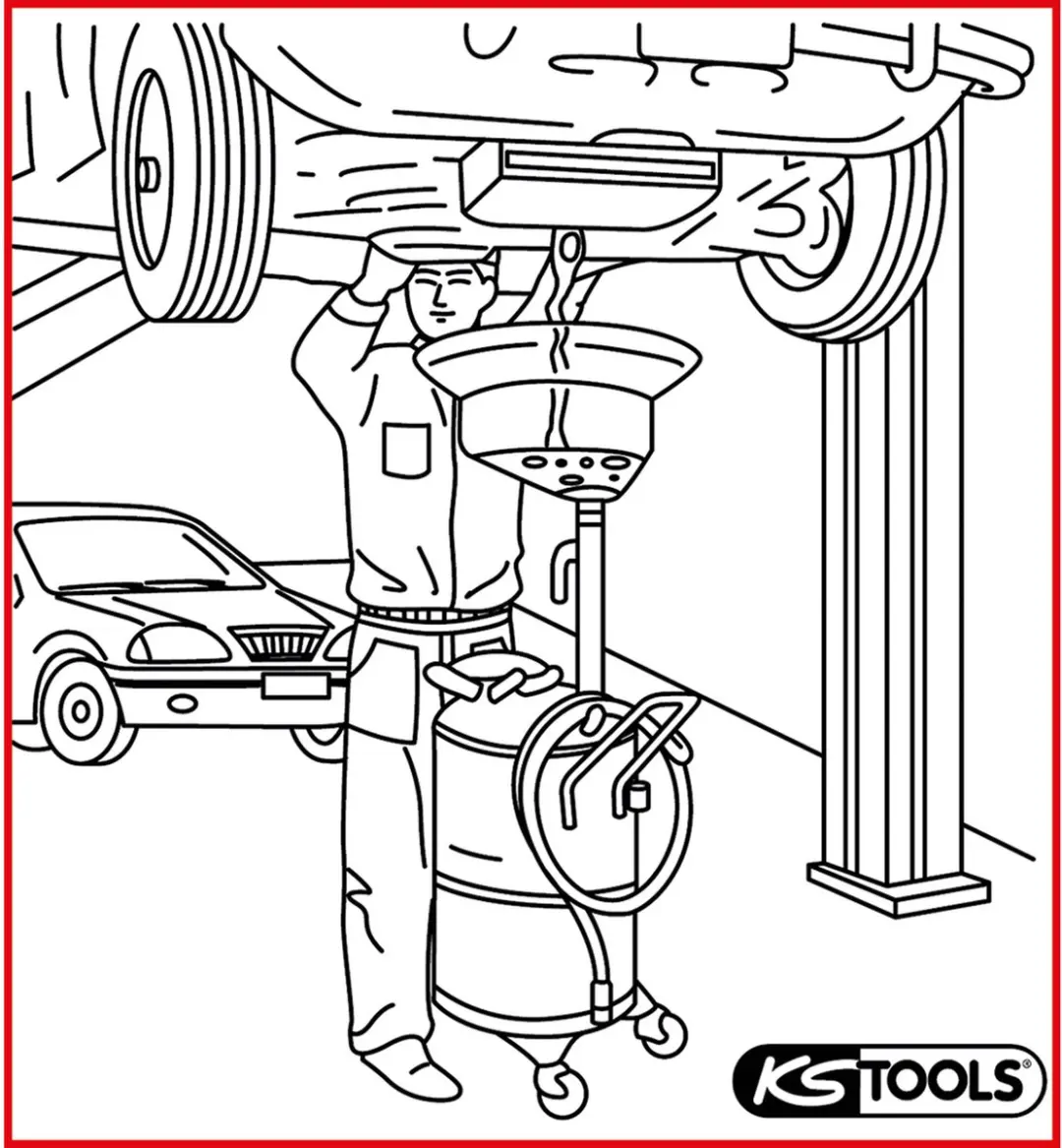 KS Tools 160.0001 Afvaloliecollector - afbeelding 5 van 6