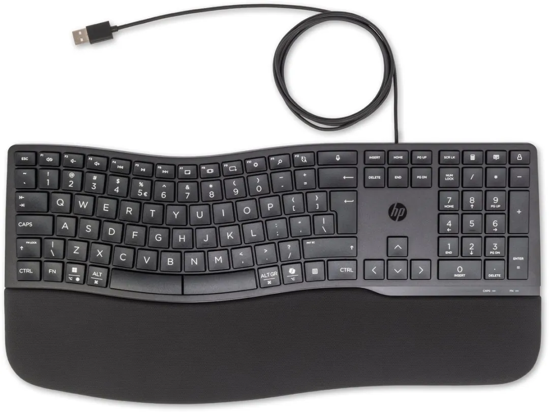 HP 480 Comfort Toetsenbord QWERTY - Zwart