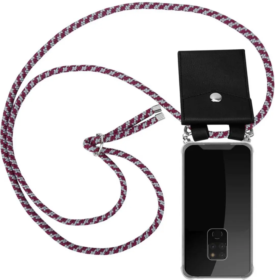 Cadorabo Hoesje geschikt voor Huawei MATE 20 in ROOD WIT