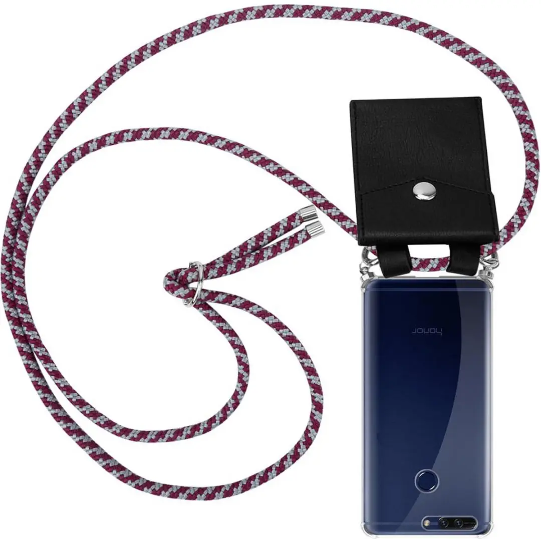 Cadorabo Hoesje geschikt voor Honor 8 PRO in ROOD WIT