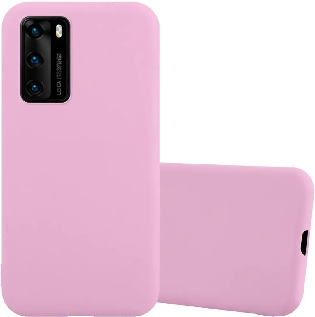 Cadorabo Hoesje geschikt voor Huawei P40 in CANDY ROZE