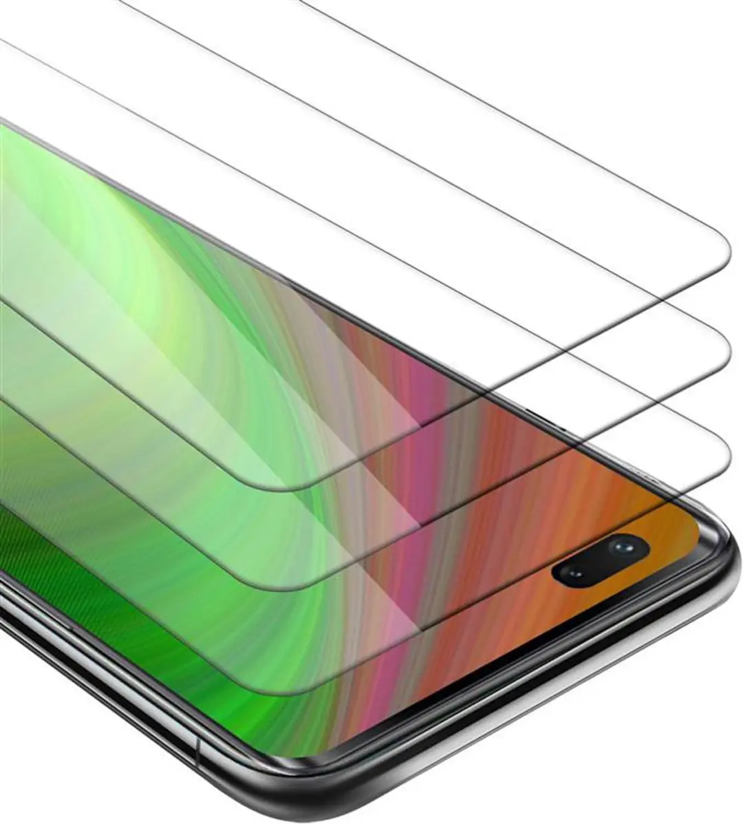 Cadorabo 3x Screenprotector geschikt voor Huawei NOVA 7 PRO 5G