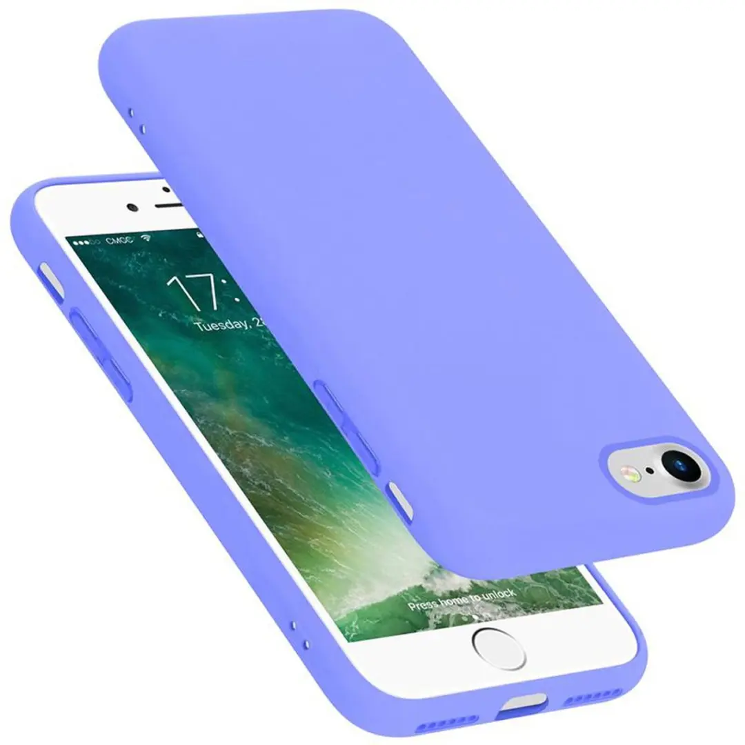 Cadorabo Hoesje geschikt voor Apple iPhone 7 / 7S / 8 / SE 2020 in LIQUID LICHT