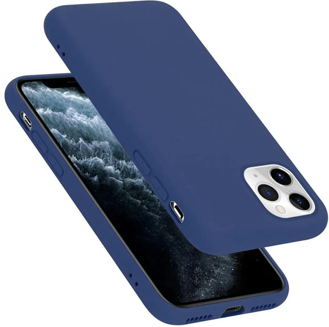 Cadorabo Hoesje geschikt voor Apple iPhone 11 PRO in LIQUID BLAUW